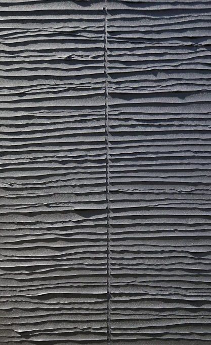 MONOCHROME  noir référence F37- Tableau abstrait noir – Peinture contemporaine minimaliste 100x70 cm