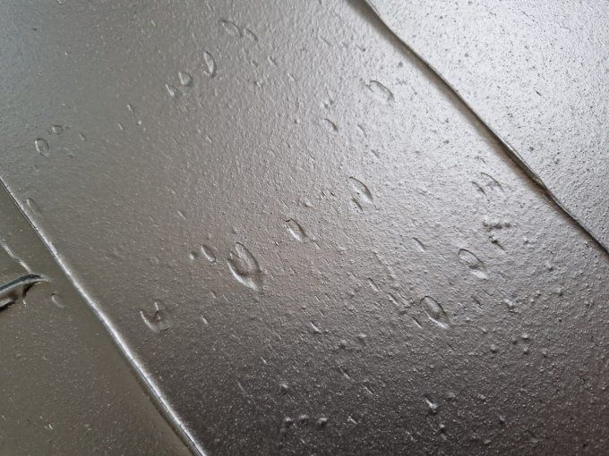 MONOCHROME NOIR référence M15 -Tableau abstrait noir – Peinture contemporaine minimaliste 100x100 cm